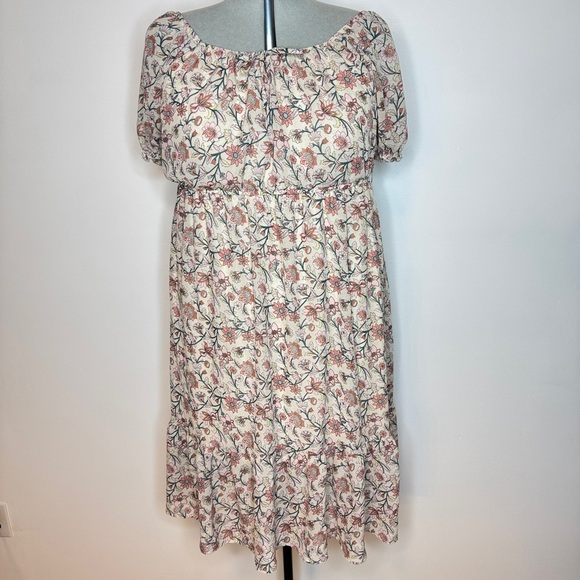 Wallflower Floral Print Milkmaid Dress - Picture 2 of 9